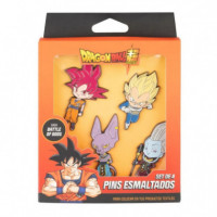 Set 4 Pins Dragon Ball Super  GRUPO ERIK