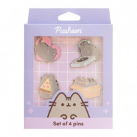 Set 4 Pins Pusheen  GRUPO ERIK