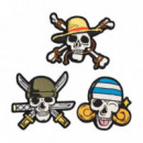 Set de 3 Parches One Piece Netflix  GRUPO ERIK