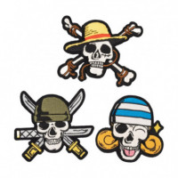 Set de 3 Parches One Piece Netflix  GRUPO ERIK