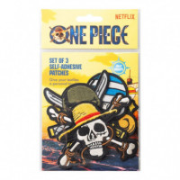 Set de 3 Parches One Piece Netflix  GRUPO ERIK