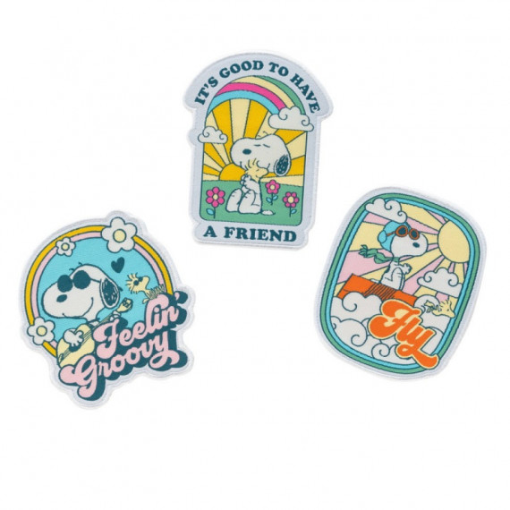 Set de 3 Parches Snoopy  GRUPO ERIK