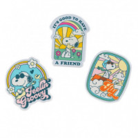 Set de 3 Parches Snoopy  GRUPO ERIK