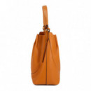 Bolso Hobo Efecto Piel Asa Trenzada y Lazada  LOLA CASADEMUNT