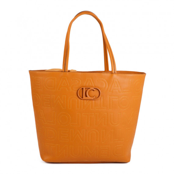 Bolso Shopper Desestructurado Pespuntes Monograma  LOLA CASADEMUNT