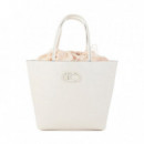 Bolso Shopper Desestructurado Pespuntes Monograma  LOLA CASADEMUNT