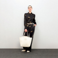 Bolso Shopper Desestructurado Pespuntes Monograma  LOLA CASADEMUNT