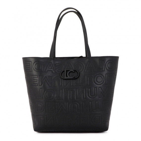 Bolso Shopper Desestructurado Pespuntes Monograma  LOLA CASADEMUNT