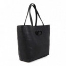 Bolso Shopper Desestructurado Pespuntes Monograma  LOLA CASADEMUNT