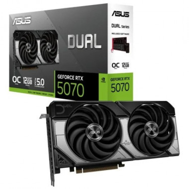 Tarjeta de Video ASUS Rtx 5070 Dual Oc 12GB GDDR7