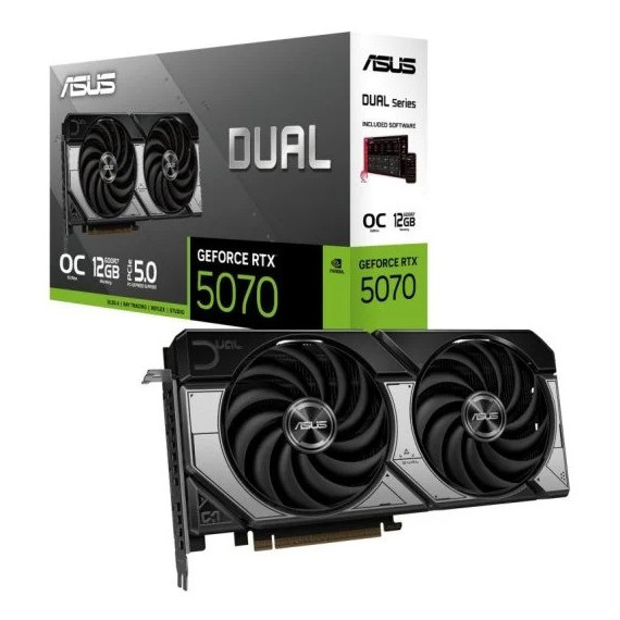 Tarjeta de Video ASUS Rtx 5070 Dual Oc 12GB GDDR7