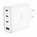 Cargador TRUST Maxo 3XUSB-C 1XUSB-A 65W + Cable Usb-c 2M White