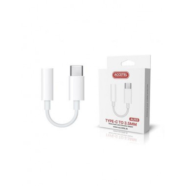 ACCETEL Adaptador Jack/H a Tipo C/M AU113
