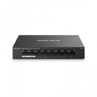 MERCUSYS MS108GP Switch Ethernet 8 Puertos con 7 Puertos+  Poe 1000MBPS 65W Largo Alcance 250M