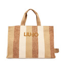 Bolso Tote Grande a Rayas  LIU JO