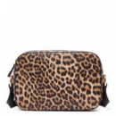 Bandolera Mediana con Estampado Animal  LIU JO