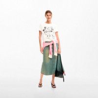 Bolso Mediano Apliques Mickey Mouse  DESIGUAL