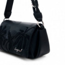 Bolso Pequeño Relieve Flores  DESIGUAL