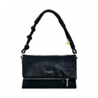 Bolso Pequeño Solapa Bordados  DESIGUAL