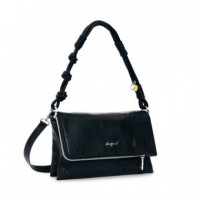 Bolso Pequeño Solapa Bordados  DESIGUAL