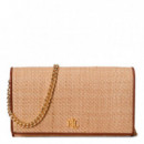 Bolso Cruzado Adair Ii Mediano de Rafia  RALPH LAUREN BAGS