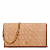 Bolso Cruzado Adair Ii Mediano de Rafia  RALPH LAUREN BAGS