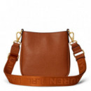 Bandolera Pebbled Leather Small Cameryn  RALPH LAUREN BAGS