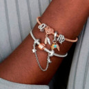 Charm Colgante Espiritualidad Mano de Hamsa, Ojo que Todo lo Ve y Pluma 768785C01  PANDORA