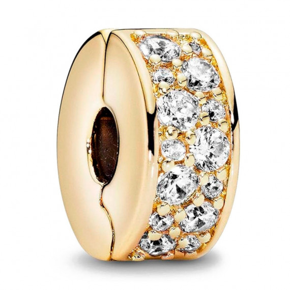 Charm de Clip Pavé Transparente 768658C01  PANDORA