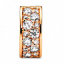 Charm de Clip Pavé Transparente 768658C01  PANDORA