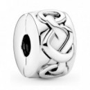 Charm de Clip Corazones Anudados 798035  PANDORA