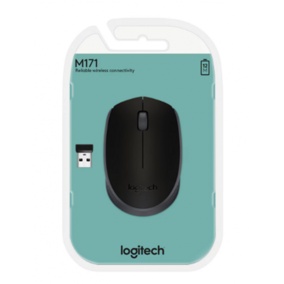 Ratón Logitech M171 Wireless 1000DPI Negro