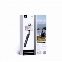 Palo Selfie + Trípode con Luz para Móvil Lenyes 360° Rotación 1.02M LPH101