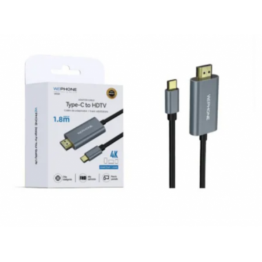 Cable de Adaptador Wephone Type-C a HDTV 4K 1.8M WG01