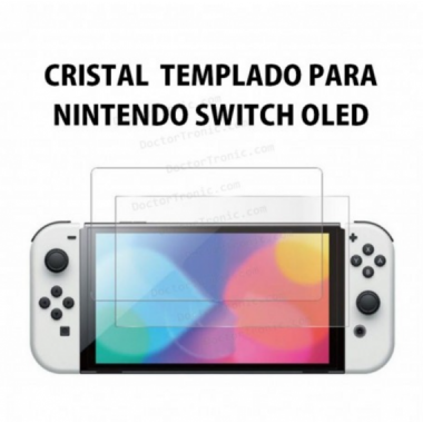 Cristal Templado APOKIN Nintendo Switch Oled 0.3MM 2.5D