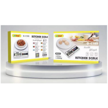 Pesa Digital Andowl para Cocina M&aacute;x. 353oz 10000g Q-C105