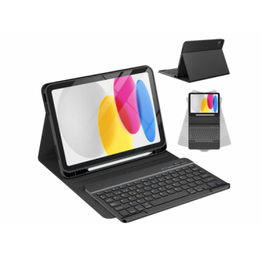 Funda con Teclado Bluetooth con Soporte L&aacute;piz Wiwu para iPad Air 13" 2024 / Pro 12.9"