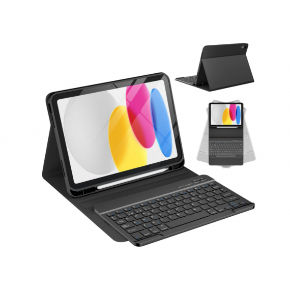 Funda con Teclado Bluetooth con Soporte Lápiz Wiwu para iPad Air 13" 2024 / Pro 12.9"