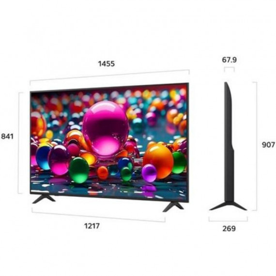 Televisor LG 65UA75006LA 65 pulgadas 4K Smart TV con Wi-Fi y Bluetooth