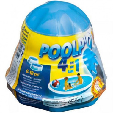 Dosificador Flotante GRE Poolp&acute;o 4 en 1 para Piscinas hasta 10m&sup3; 250g