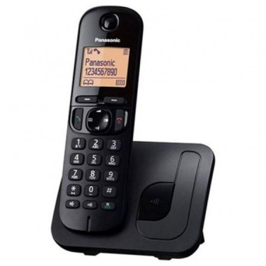 Tel&eacute;fono Inal&aacute;mbrico DECT Panasonic KX-TGC210SPB Negro