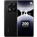 Smartphone Xiaomi Redmi Note 14 Pro 6.67" 8GB/256GB 200MP 5G Negro