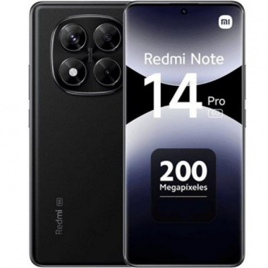 Smartphone Xiaomi Redmi Note 14 Pro 6.67" 8GB/256GB 200MP 5G Negro