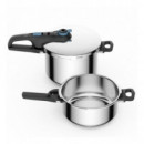 Olla a Presión Tefal P2584301 Set 6L y 4L