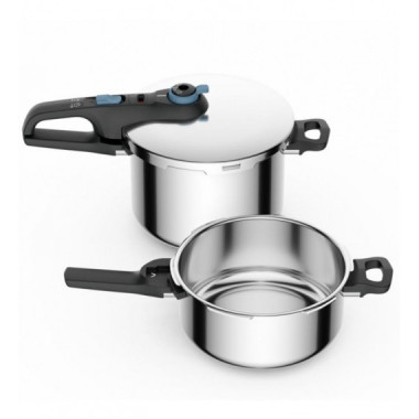 Olla a Presi&oacute;n Tefal P2584301 Set 6L y 4L