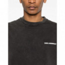 KARL LAGERFELD - T-SHIRT CREWNECK - 980 - 755171562256/980