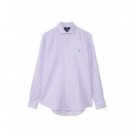 Polo RALPH LAUREN - Woven-sport Shirt-shirt - 7232C Lavender White - 710B16700003/7232C Lavender White