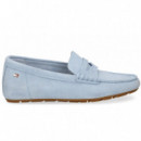 TOMMY HILFIGER - Flag Soft Suede Driver Loafer - C1O - F|FW0FW08558/C1O