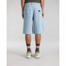 Vaqueros Hombre Bermudas STAN RAY Wide 5 Ice Stone Denim