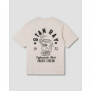 Camisetas Hombre Camiseta STAN RAY Can White